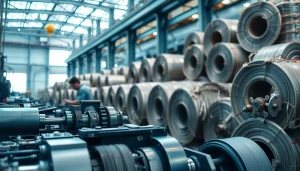 Wire Manufacturer crafting precision wires with skilled labor in a modern facility