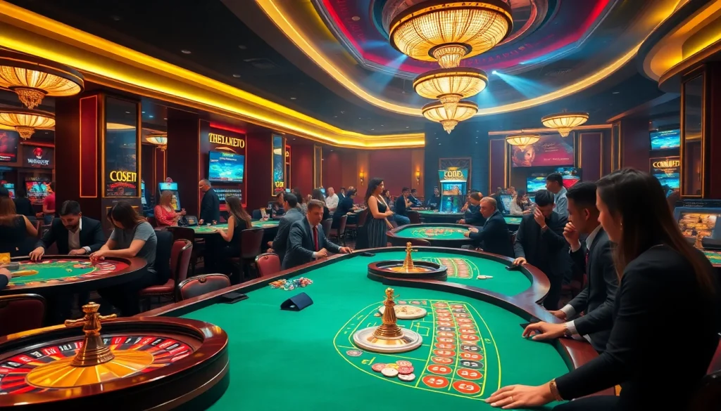 Experience the thrill of gambling with a luxury scene merging casinos and porn ai concepts.