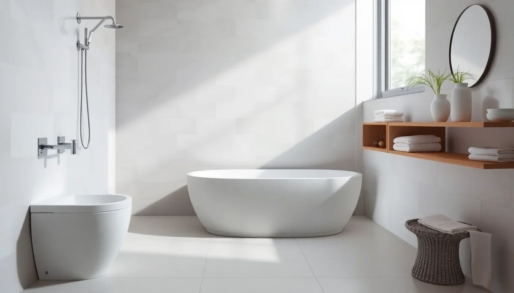 Erleben Sie die elegante sonni Duschkabine 80x80 in einer stilvollen Badezimmerumgebung.