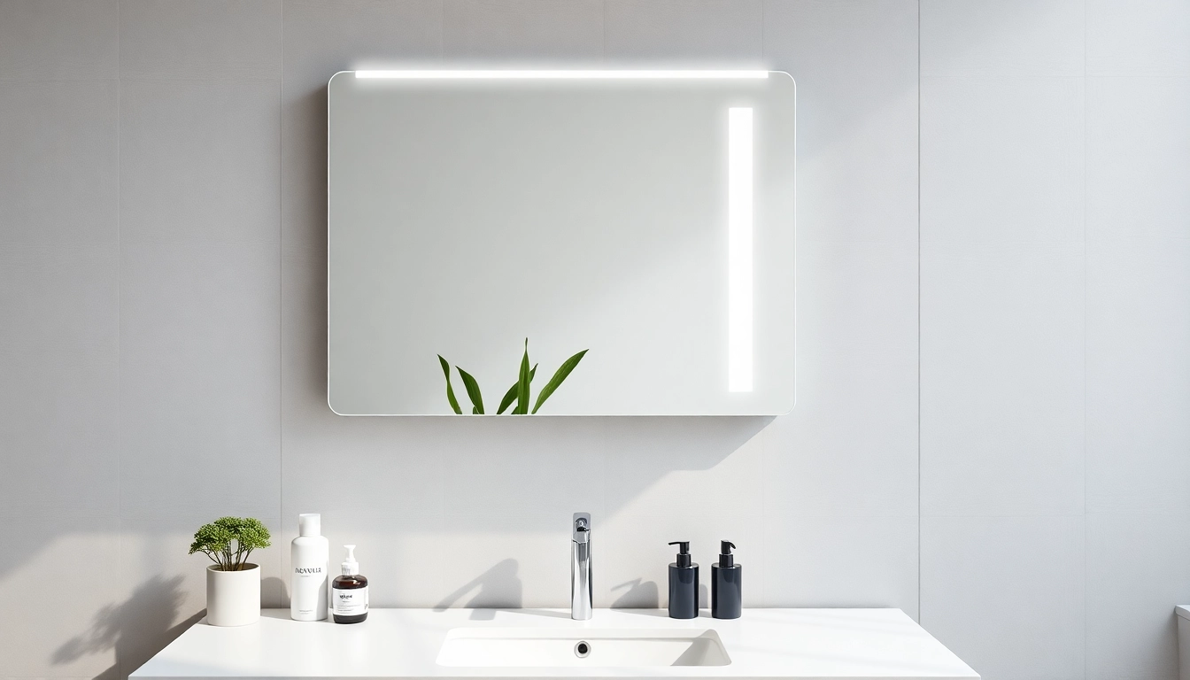 Elevate Your Bathroom Aesthetics with a Bathroom Mirror with Led Light