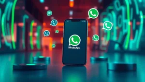 Experience GB WhatsApp's advanced features and customization on a sleek smartphone.