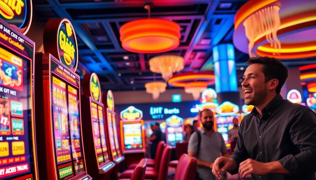 Menang besar di slot qqpulsa dengan mesin slot yang cerah dan pemain yang bersemangat.