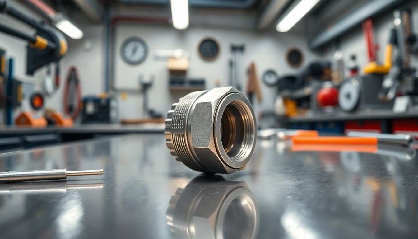 Examine the precision of 360-degree swivel AN fittings with intricate details against a bright workspace.