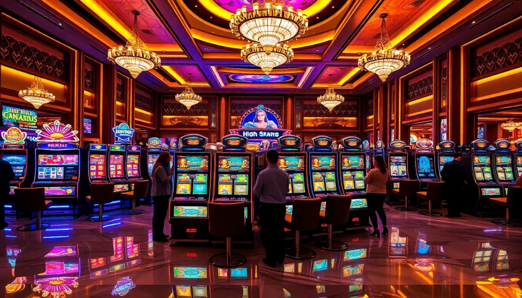 Experience the excitement of jamuslot alternatif with vibrant slot machines and joyful players.