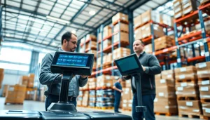 Streamlined 3PL logistics operations in a modern warehouse with advanced technology and efficient workflows.