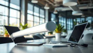 Installeer led tl armatuur voor efficiënte verlichting in uw kantooromgeving.