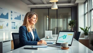 Nowoczesna konsultacja księgowa w Mieście Poznań z Marzeną Owczarzak, ukazująca profesjonalizm i ciepło.