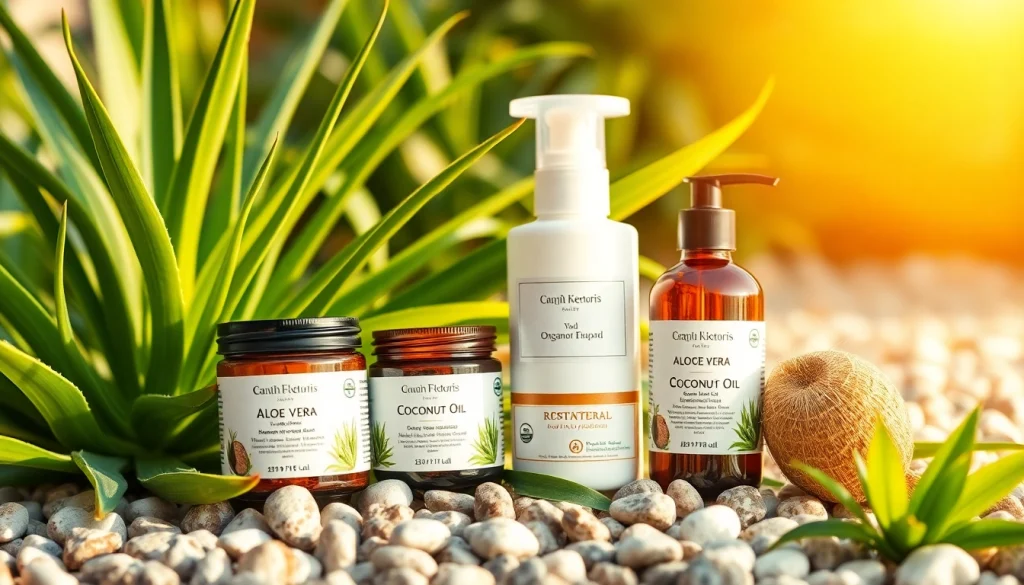 Prirodna kozmetika u prirodnom okruženju naglašava korist prirodnih sastojaka.