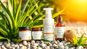 Prirodna kozmetika u prirodnom okruženju naglašava korist prirodnih sastojaka.