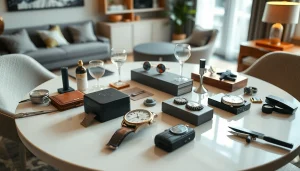 레플리카 제품의 정교함을 강조하는 비주얼과 세련된 장식이 있는 이미지.