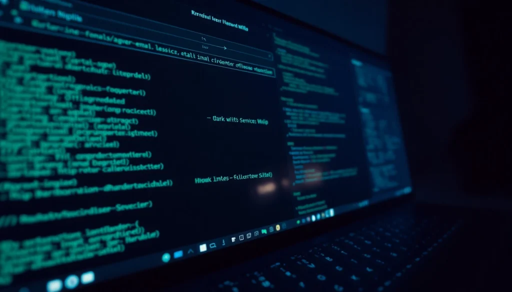 The hidden wiki tor visualizing dark web access with .onion links on a mysterious digital interface.