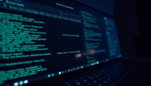 The hidden wiki tor visualizing dark web access with .onion links on a mysterious digital interface.
