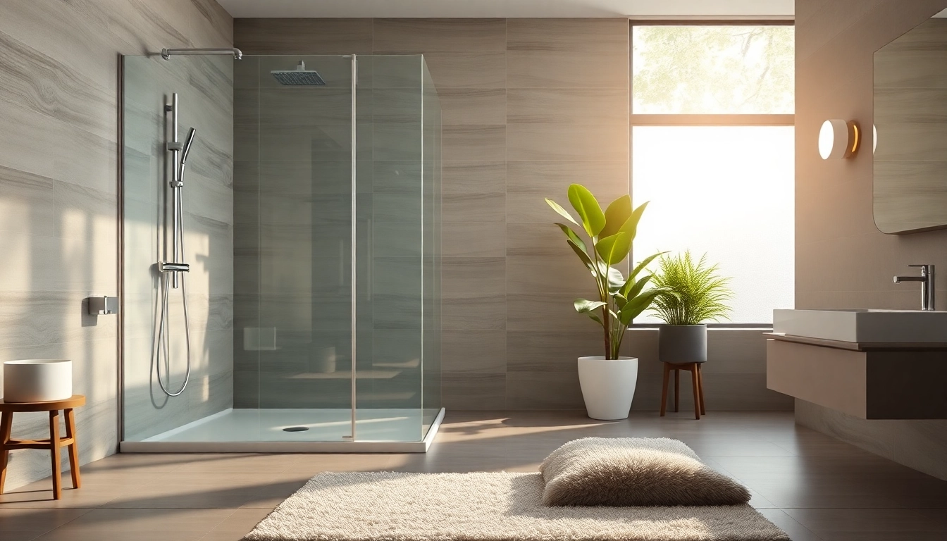 Explore elegant showers UK in a modern bathroom with sleek design and luxurious decor.